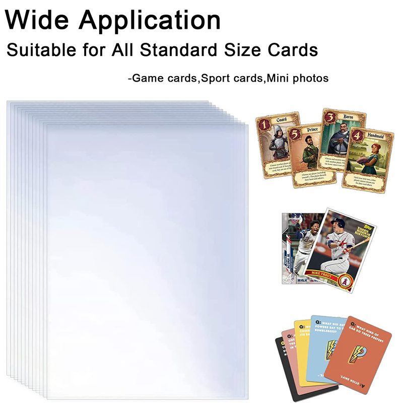 Board Game Pokemon - 200 Stück transparente Spielkartenhülle, transparente Schutzhülle,