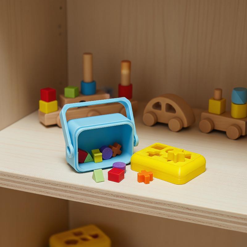 Miniature Terrain Set - Neues 1er-Set Puppenhaus Kinderzimmer-Dekoration Fotografie-Requisite Miniatur-Formensortier-Spielzeugbox