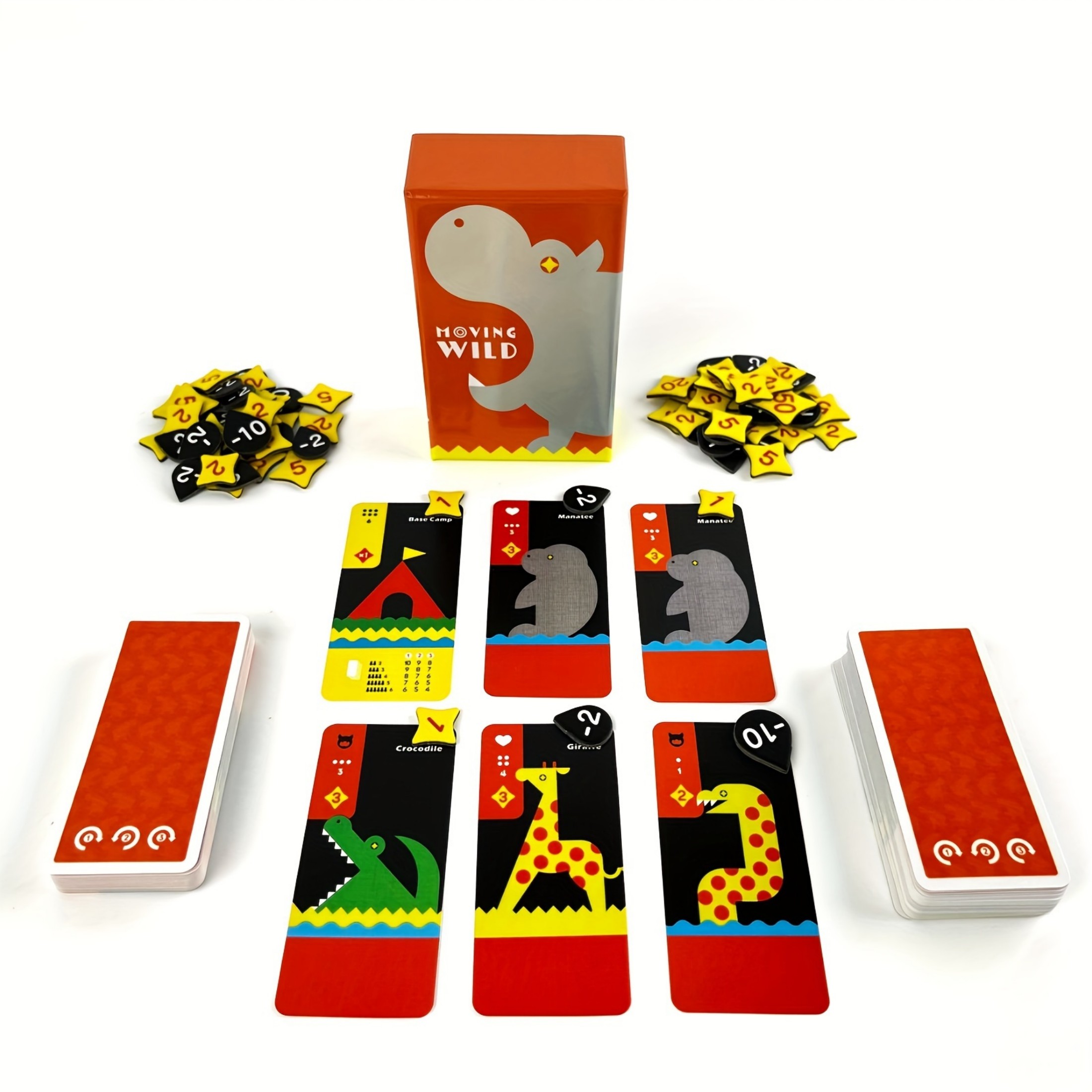 Board Game Wild Wild - Brettspiel: Moving Wild – Strategiespiel für