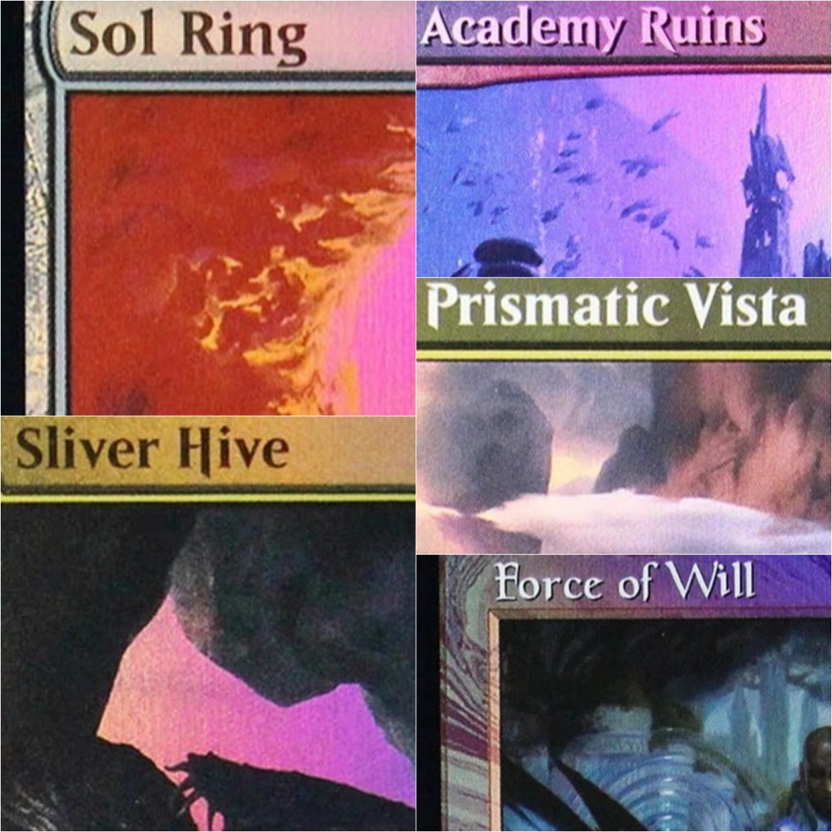 Board Game Loop - Foil-TCG-Proxy-Karten „Exotic Orchard/Expedition Map/Sol Ring“ –