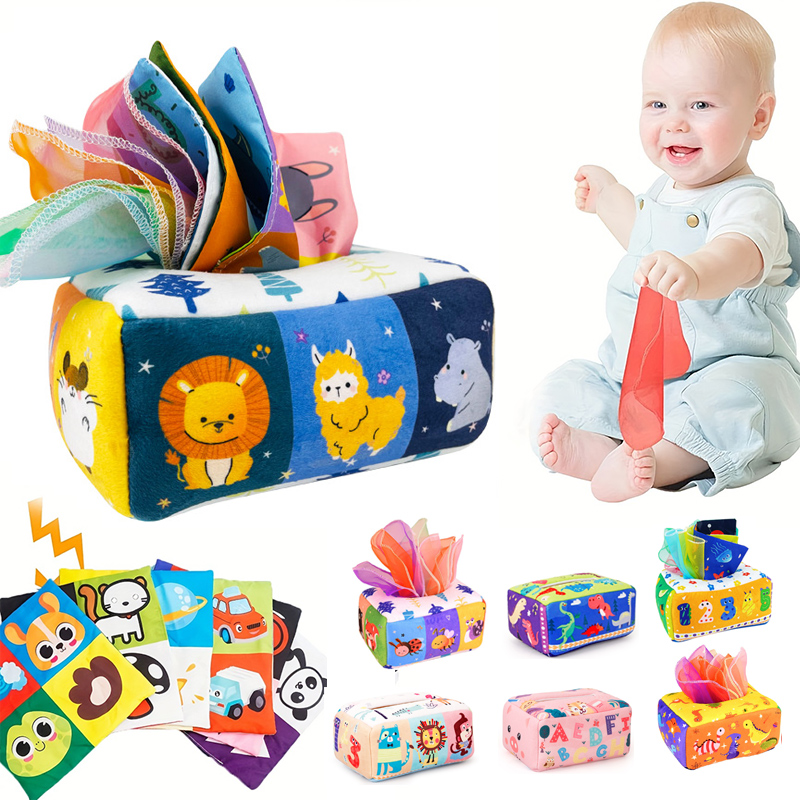 Board Game Enthusiast - Baby Montessori Spielzeug, Magic Tissue Box,