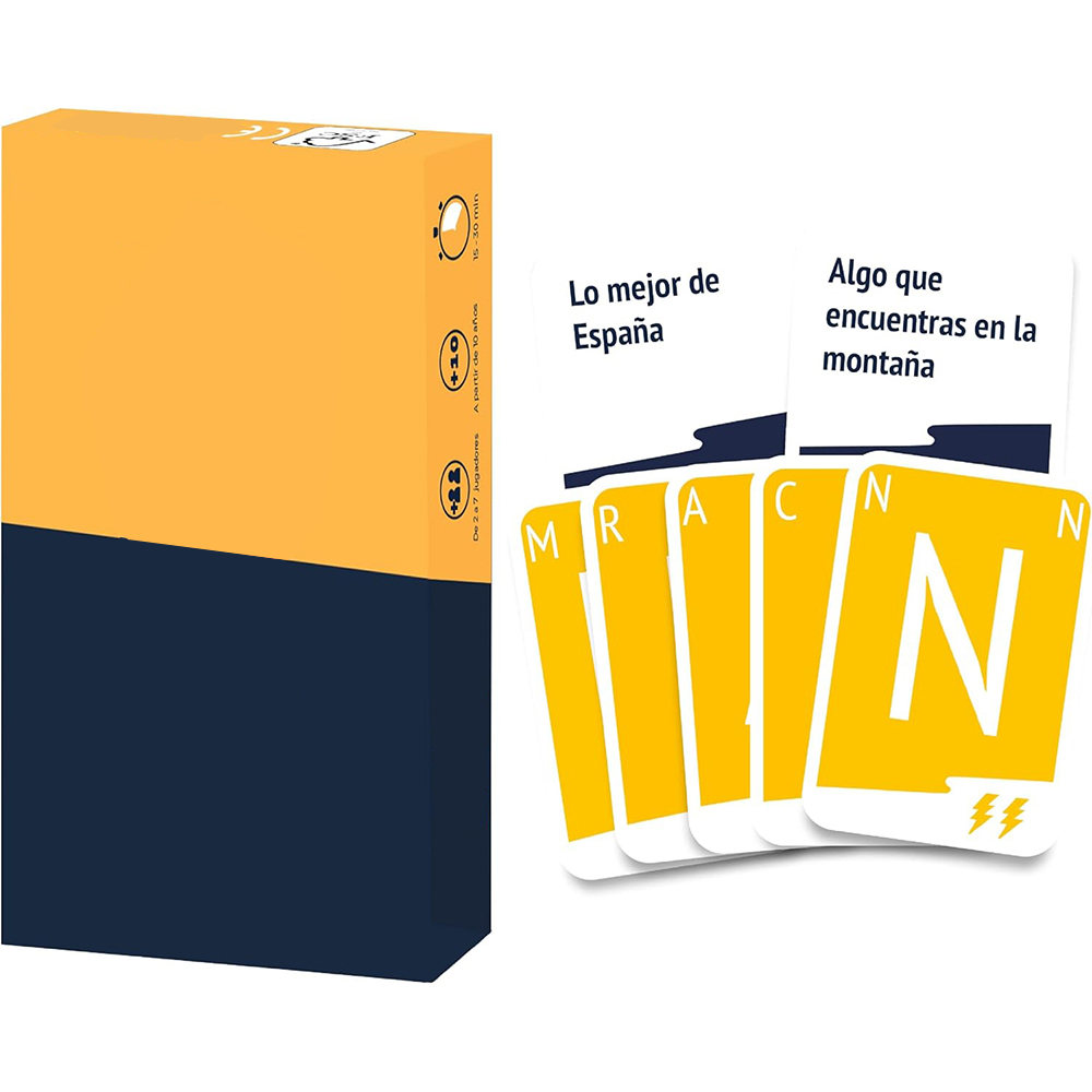 Cooperative Card Game - Schnelles Wortkarten-Spiel Geschwindigkeits-Denkspiel Buchstaben-Zuordnungsspiel Familien-Brettspiel Schnelles