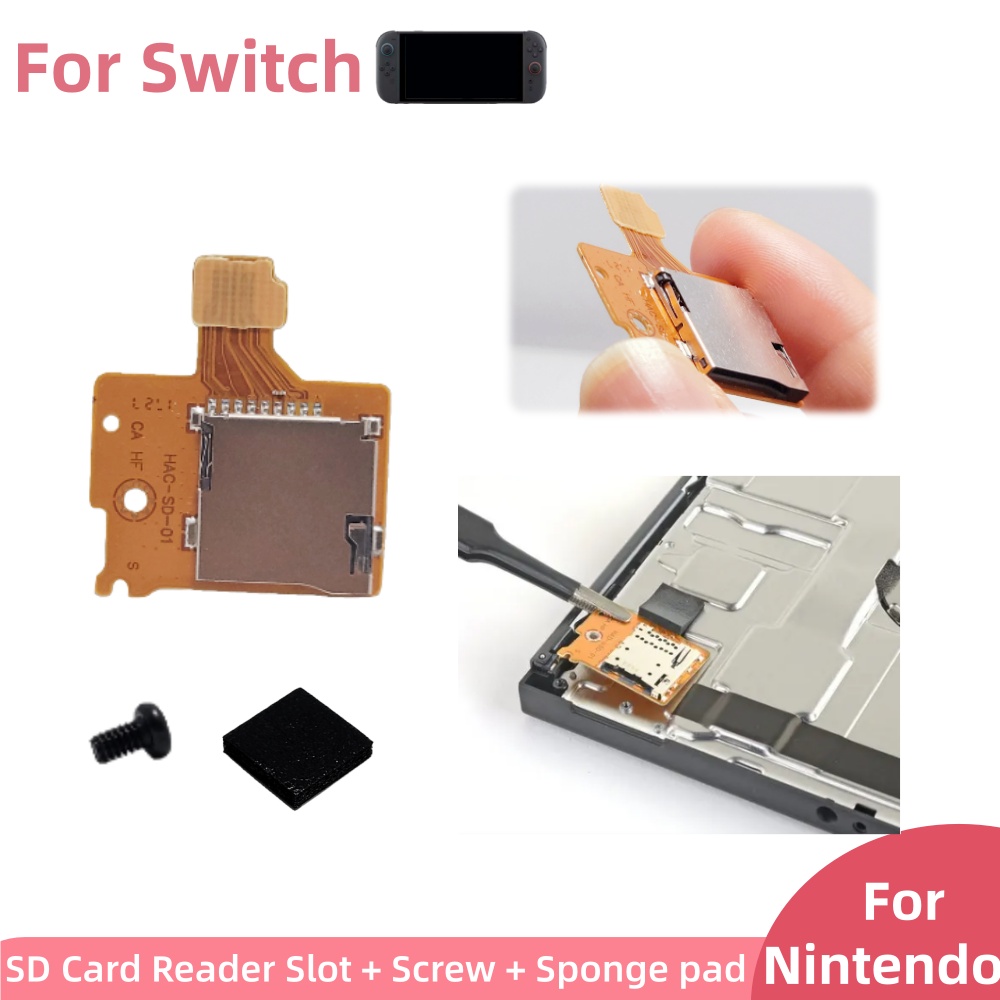 Board Game Nintendo Switch - Ersatz-SD-TF-Kartensteckplatz-Platine für Nintendo Switch Spielkonsole -