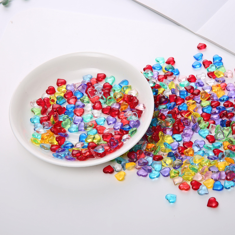 100PCS 10*4mm Herz Form Acryl  – Board Game Loop Bewertung und Preis