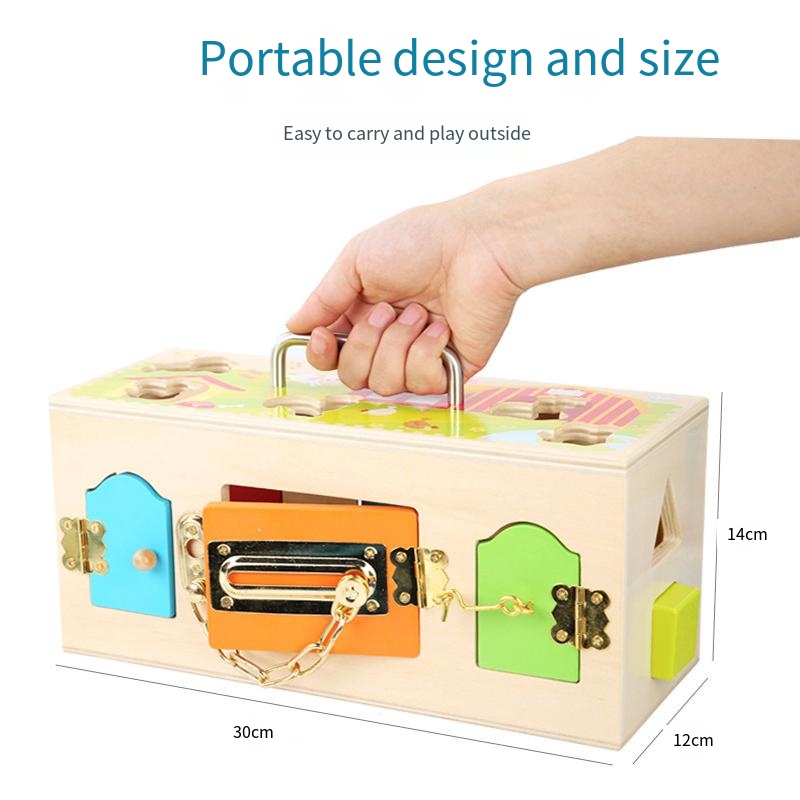 Montessori Lock Box Spielzeug  – Board Game Life Bewertung und Preis