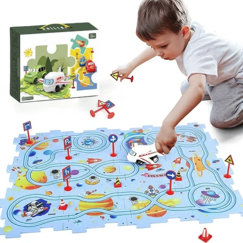 Kinder Pädagogisches Puzzle Tr – Board Game Race Track Bewertung und Preis