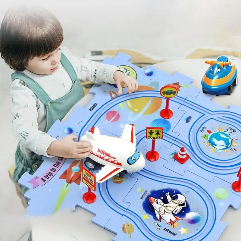 Kinder Pädagogisches Puzzle Tr – Board Game Race Track Bewertung und Preis