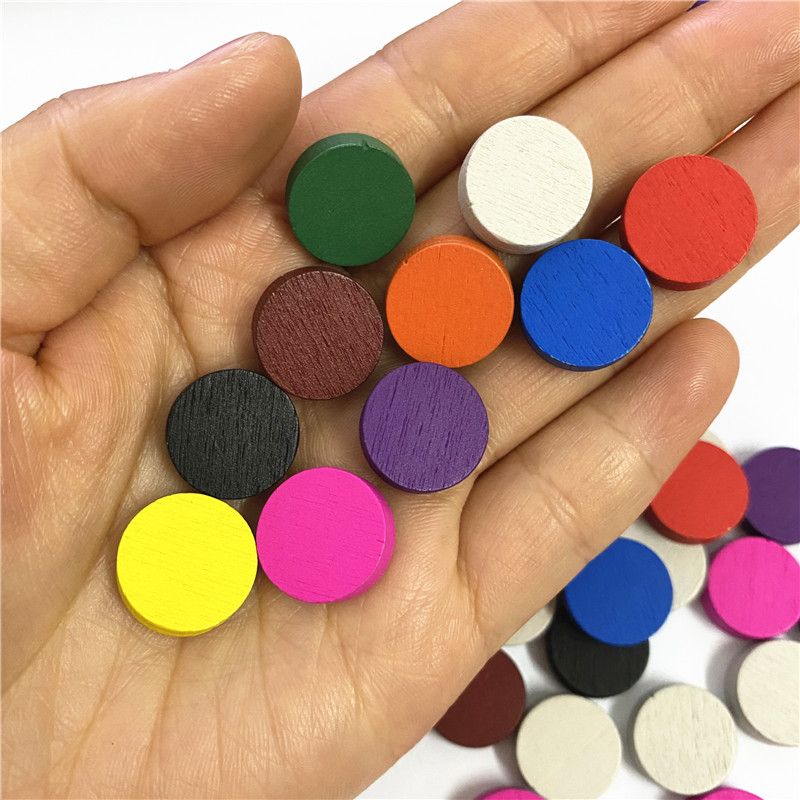50 stück 15*5MM 11 Farben Holz – Board Game Loop Bewertung und Preis