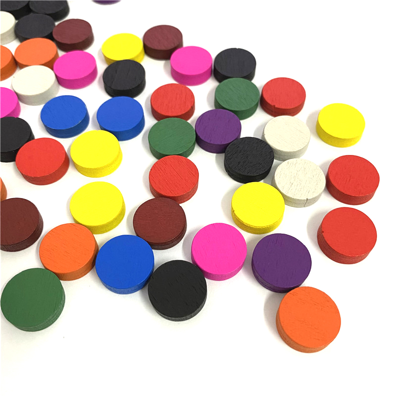 50 stück 15*5MM 11 Farben Holz – Board Game Loop Bewertung und Preis