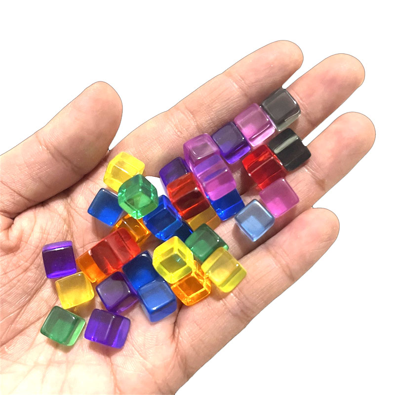 100 teile/satz 8mm Klar Würfel – Board Game Loop Bewertung und Preis