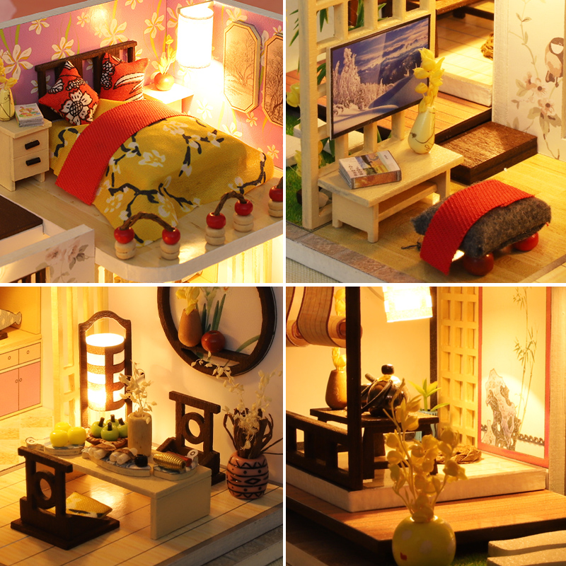 DIY Japanischer Stil Loft-Vill – Miniature Terrain Set Bewertung und Preis